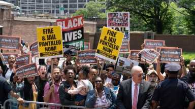 Police union, Garner’s family speak