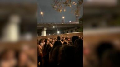Video: Fans swarm Governors Ball exit during storm evacuation