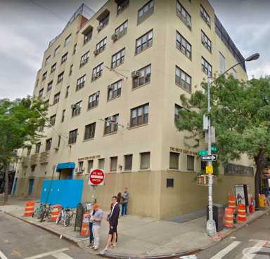 The Boys Clubs of New York at E 10 St and Ave A. (Google Maps)