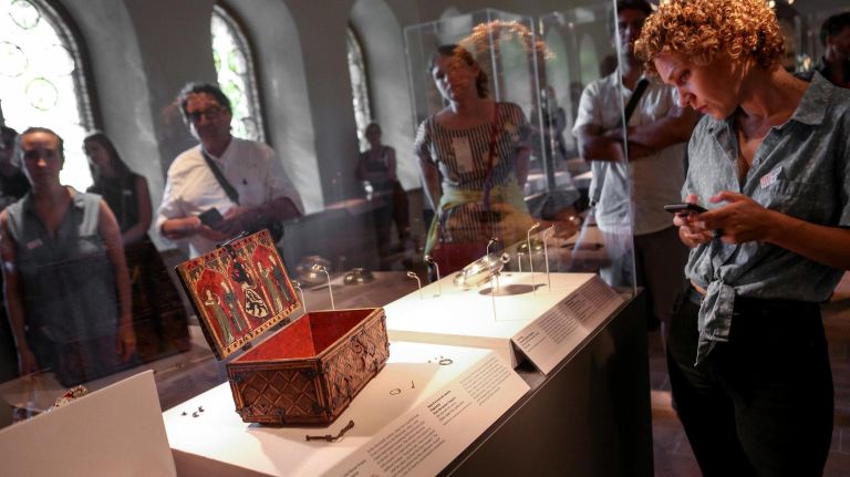 A jeweled box is among the items in&nbsp;The Met Cloisters' "Colmar Treasure" exhibit.