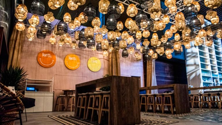 Situated on the first floor of the pier along the waterfront, The Lookout is the Seaport District's new pop-up dining venture.