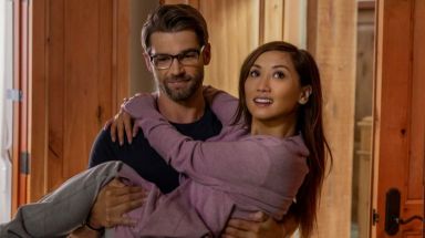 Mike Vogel and Brenda Song in the not-so-suspenseful "Secret Obsession."