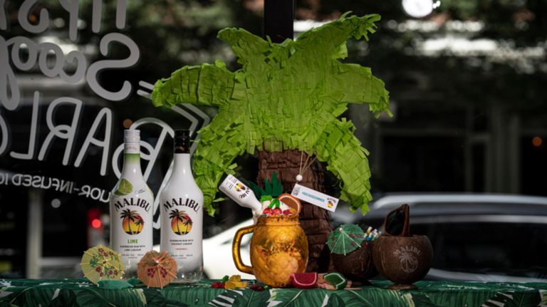 Tipsy Scoop has teamed up with Malibu-brand rum to offer New Yorkers a new tropical flavor for National Ice Cream Day.&nbsp;