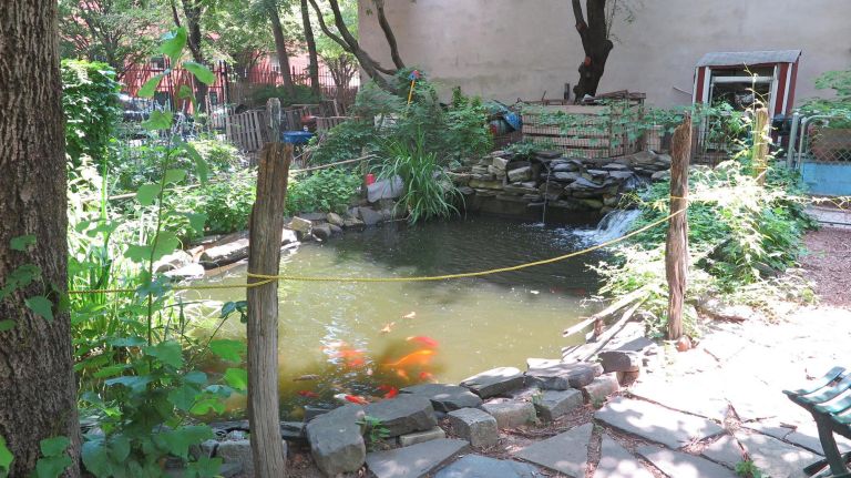 Exploring the culture of the East Village, a longtime haven for the arts 5 The Green Oasis Garden is what it sounds like -- a leafy getaway with a koi pond, fountain and more.