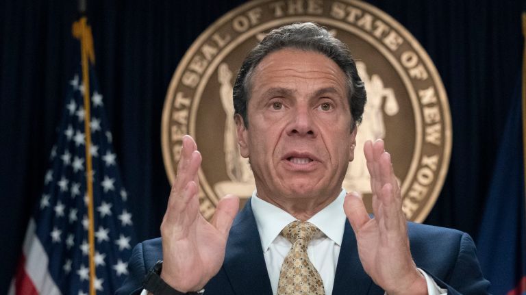 Gov.&nbsp;Andrew M. Cuomo at a news conference on&nbsp;June 17.
