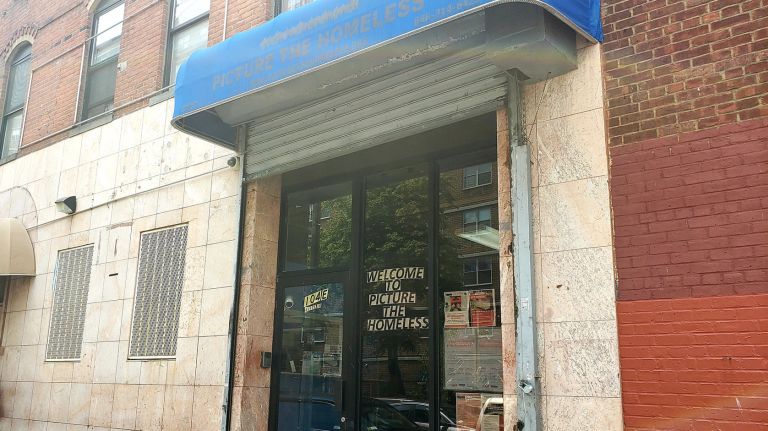 Picture the Homeless is raising money to keep its doors open in East Harlem, as photographed on Wednesday.