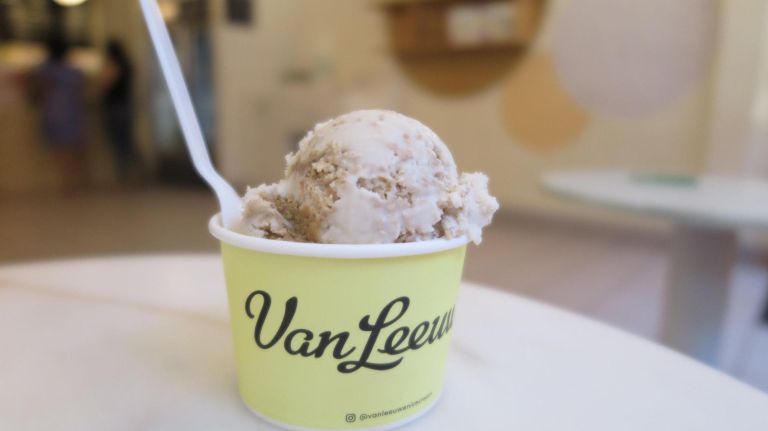 What to eat and do at historic but trendy South Street Seaport 11 Honeycomb and vegan toasted coconut blondie ice cream are a must at Van Leewen.