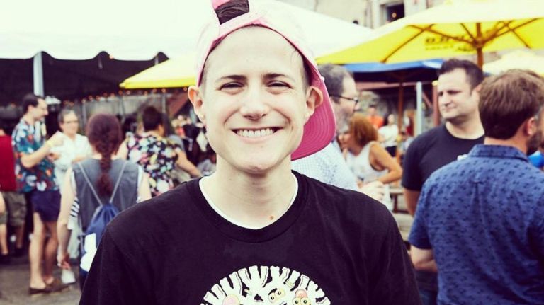 Grace Weitz at the inaugural Beer With(out) Beards festival in August 2018.