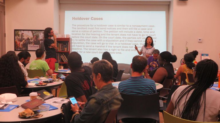 Staffers from Housing Court Answers explain the types of cases found in housing court, including holdovers, where&nbsp;the tenant has stayed in the rental past the lease's end.