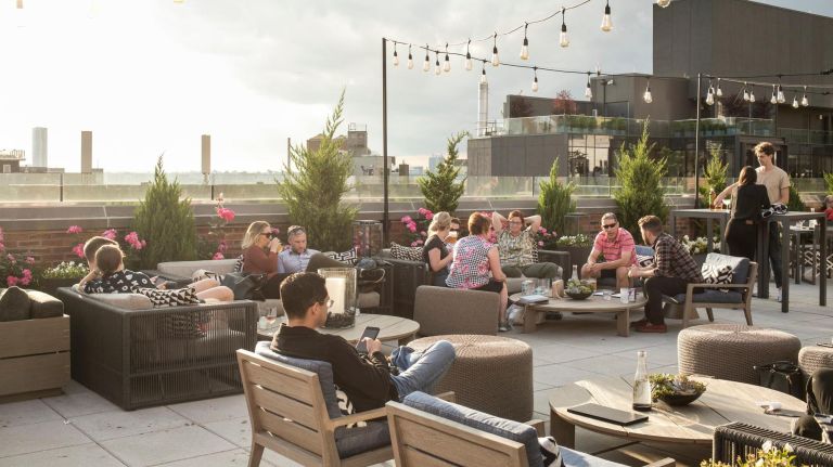 A.R.T. SoHo offers sweeping views from its westside location at the Arlo SoHo. 