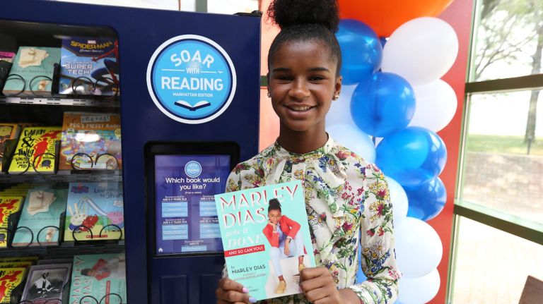 JetBlue's Soar with Reading initiative brings book vending machines to NYC 3 Marley Dias' book,