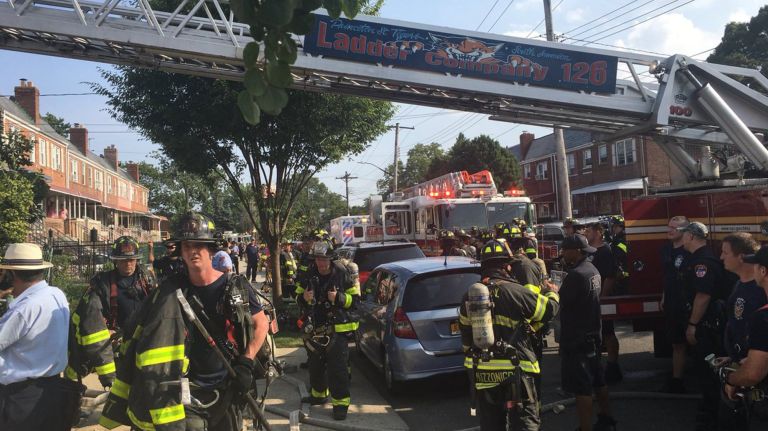 Queens fire that killed child, 2 others was arson, FDNY says 3 About 106 firefighters from 25 FDNY units responded to the deadly fire.