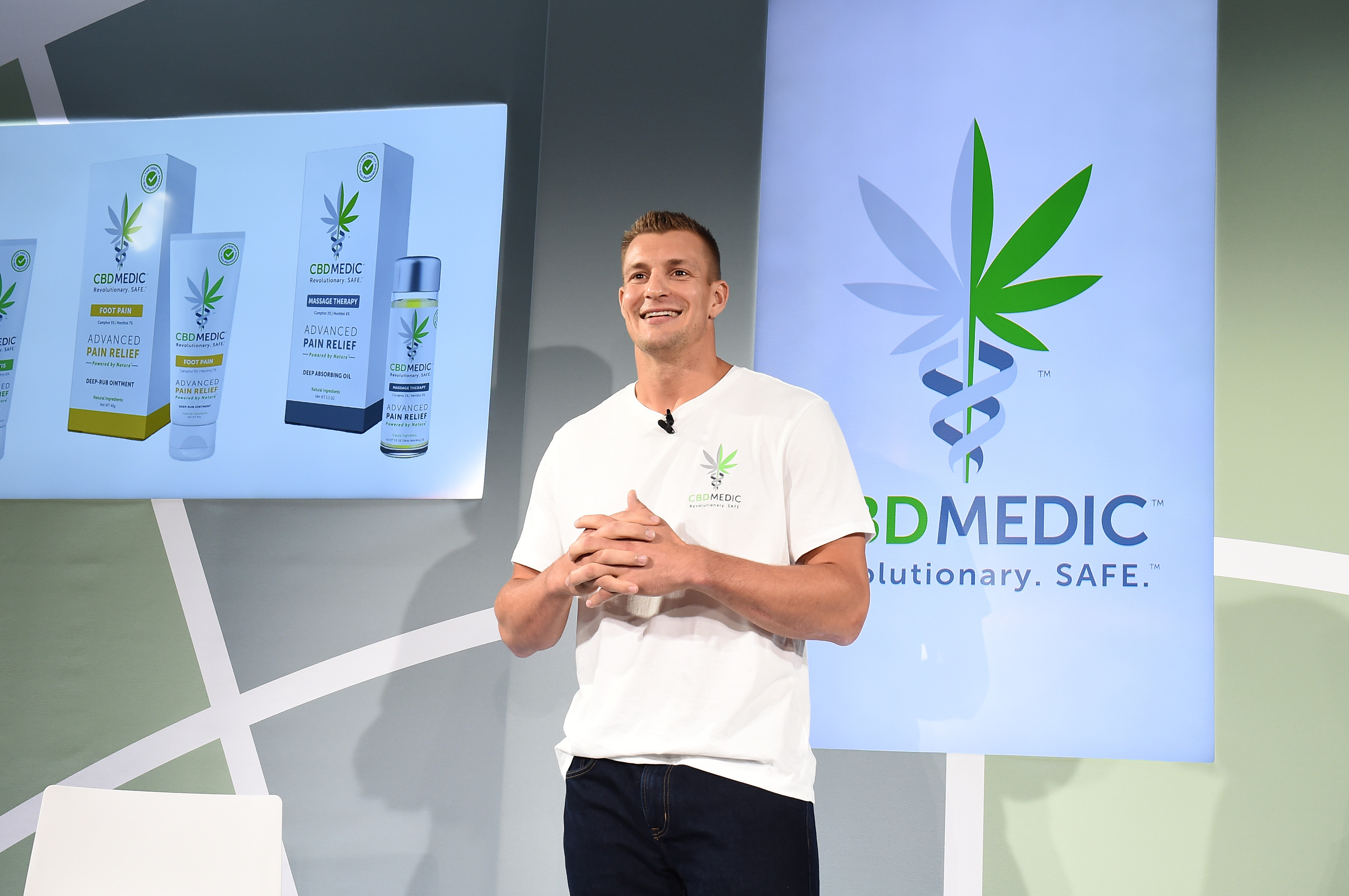Ex-Pat Rob Gronkowski's new game plan: Connects with CBD co. 1