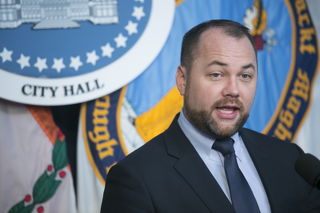 Speaker Corey Johnson During a City Hall Press Avail image 2 copy