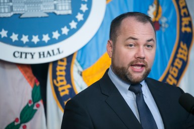 Speaker Corey Johnson During a City Hall Press Avail image 2 copy