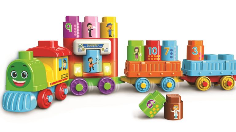 The LeapBuilders 123&nbsp;Counting Train helps children learn counting with music and more.
