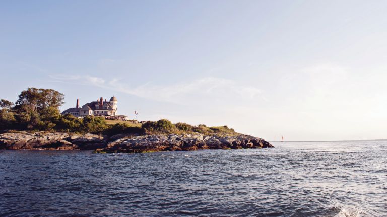Castle Hill Inn in Newport, Rhode Island, is on a private 40-acre peninsula.