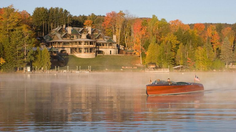 Enjoy a tranquil getaway at Lake Placid Lodge in upstate New York.