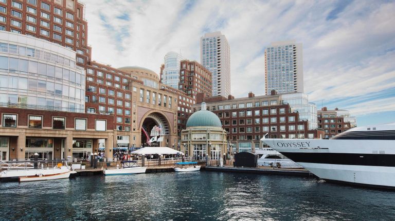 Boston Harbor Hotel is a waterfront destination in Beantown.