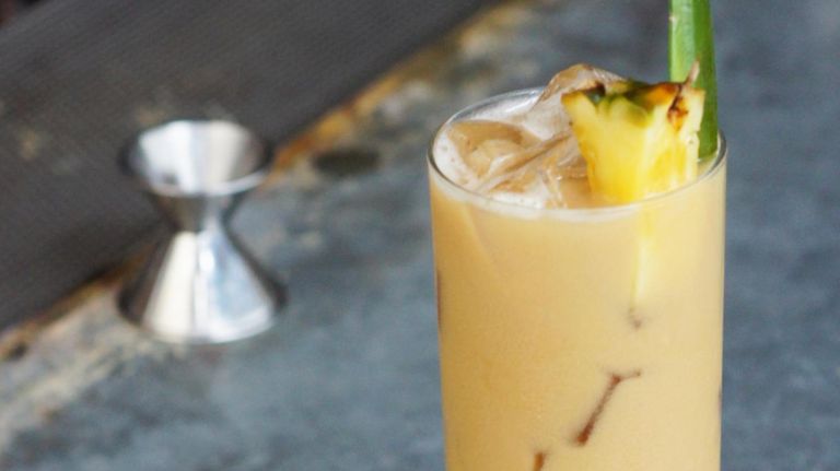 New Yorkers getting their caffeine fix with coffee and tonic concoctions 3 The piñna colada cold brew from Stumptown Coffee Roasters.