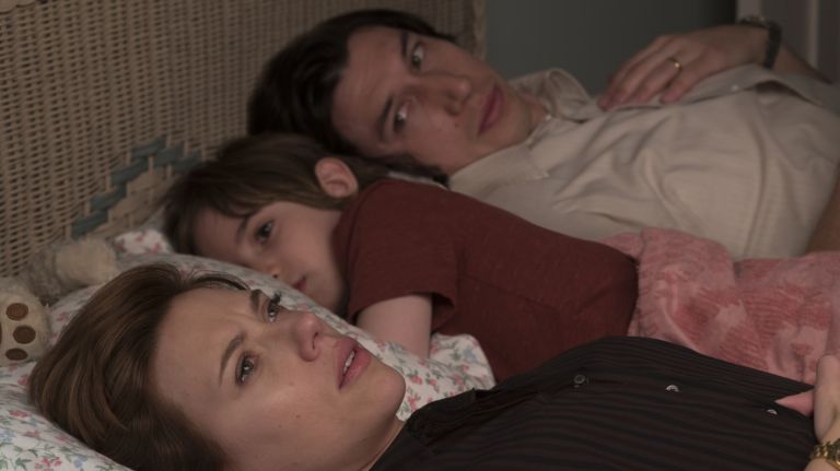 Scarlett Johansson and Adam Driver star in "Marriage Story," screening during the New York Film Festival. 