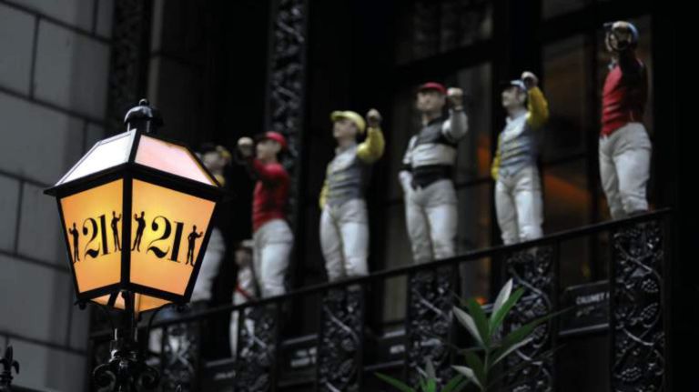 These iconic restaurants still deliver the classic NYC experience 2 The '21' Club is instantly recognizable by its ornamental jockeys outside the Theater District restaurant.