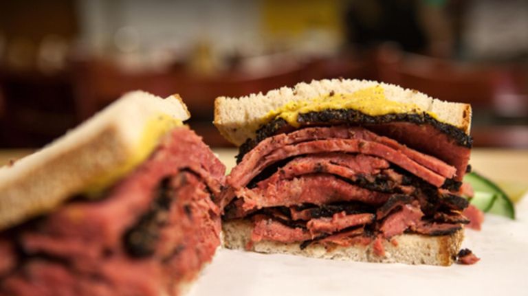 These iconic restaurants still deliver the classic NYC experience 11 A classic pastrami sandwich from Katz's.