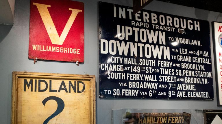 New York Transit Museum exhibit explores 'competitive' signage history 4 Before 1940, the subway system was run by three different companies, including the Interborough Rapid Transit Company