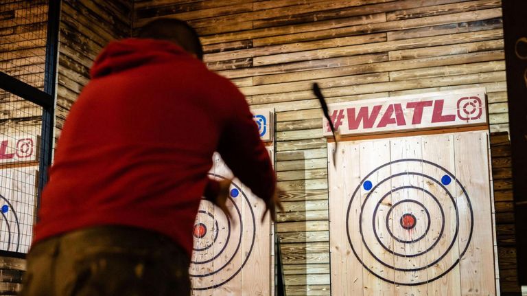 Regular throwers can enter a league and vie for the axe-throwing&nbsp;world championships.