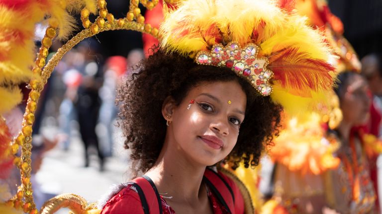 Dominican Day Parade sees thousands fill Sixth Avenue 3 Revelers of all ages embraced the beautiful weather for Sunday's festivities.