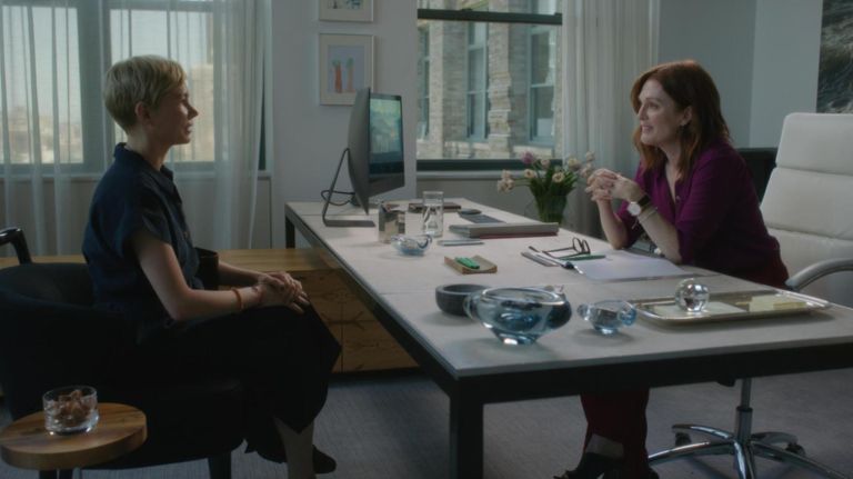 Michelle Williams and Julianne Moore in "After the Wedding"  