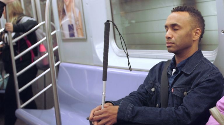 Brooklyn-based filmmaker Rodney Evans in "Vision Portraits."