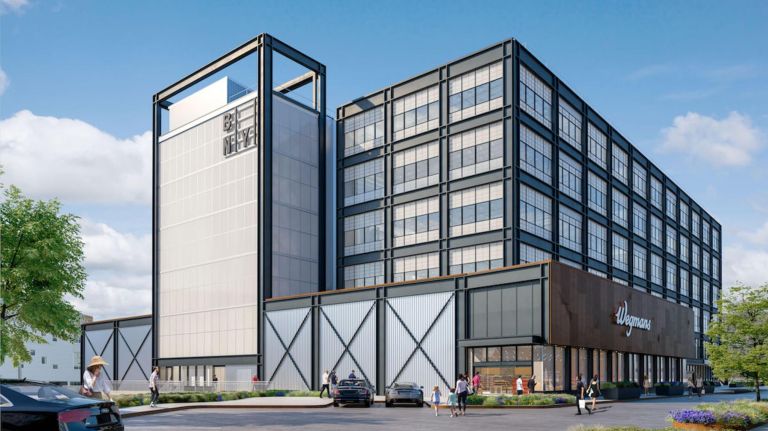 Admiral's Row at the Brooklyn Navy Yard will house the city's first Wegmans supermarket.