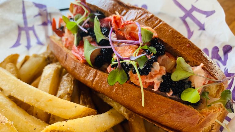 A vanilla aioli in the Coney Island Lobster Roll at Kitchen 21 is "what sets it apart," says chef Brian Tolinano.