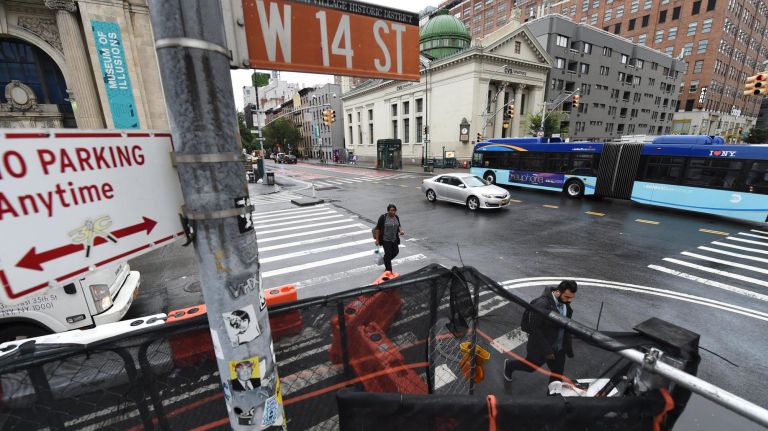 Removal of M14 Select Bus Service stops violates the ADA: Lawsuit 3 The M14A bus earned 2019's Pokey Award for being the slowest crosstown bus on the 14th Street route in Manhattan.