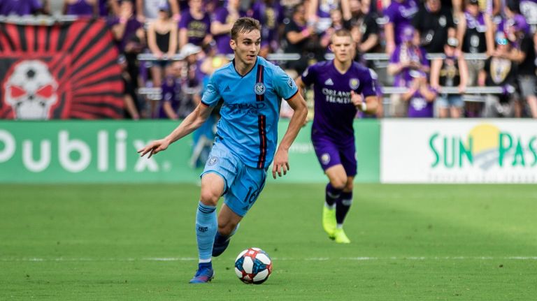James Sands and New York City FC will travel to face last-place FC Cincinnati on Saturday.