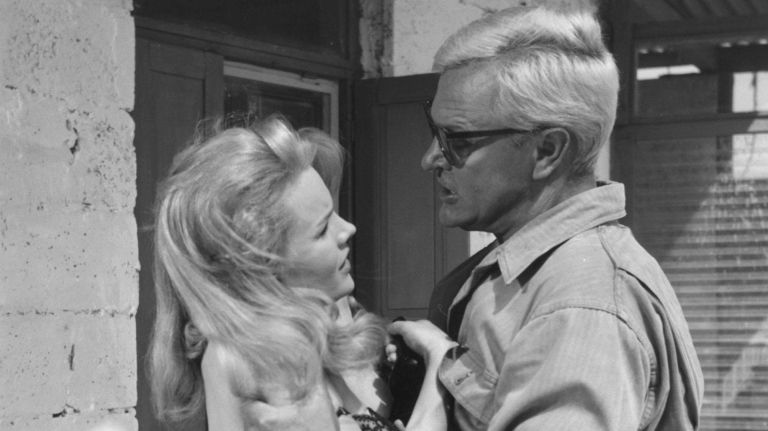 Peter van Eyck and&nbsp;Carroll Baker star in "Station Six-Sahara," playing on Aug. 28.