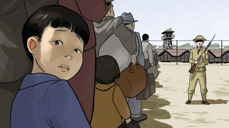 Artist Harmony Becker discusses working on 'They Called Us Enemy' with George Takei 4 The cover to "They Called Us Enemy."