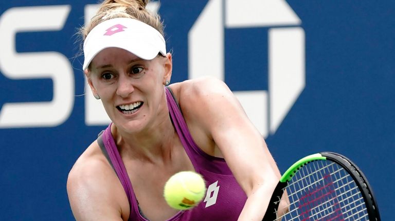 Unseeded Alison Riske knocked out two-time Grand Slam champion and No. 24 seed Garbiñe Muguruza on Tuesday in their first-round match.