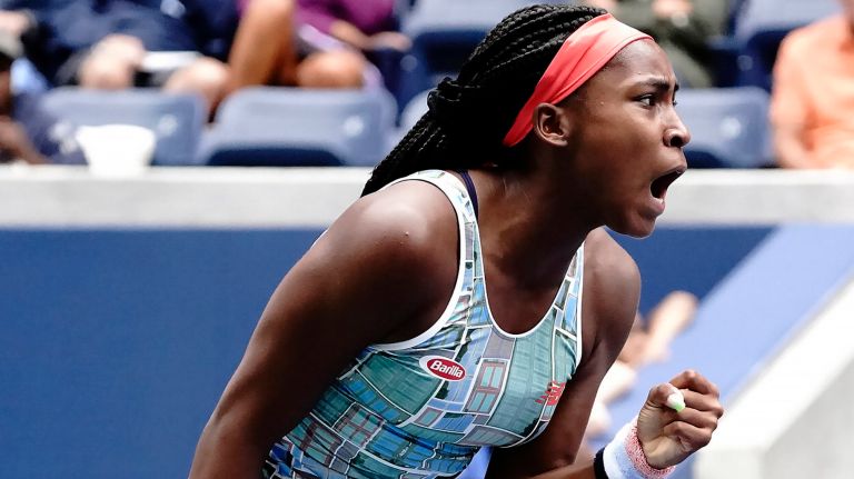 Coco Gauff, who topped Anastasia Potapova on Tuesday in her first-round match, will face Timea Babos on Thursday in Flushing Meadows.