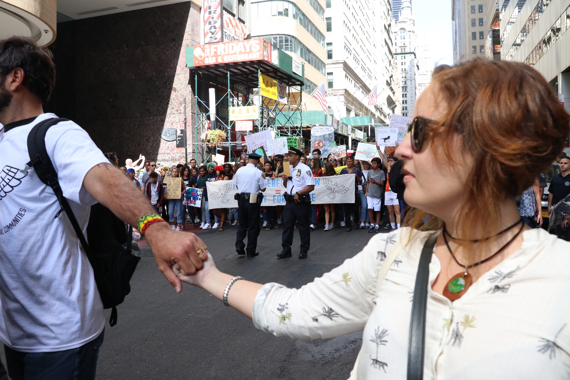 'We will not just stand aside and watch'; Greta Thunberg leads thousands of activists at Climate Strike march in Manhattan 4
