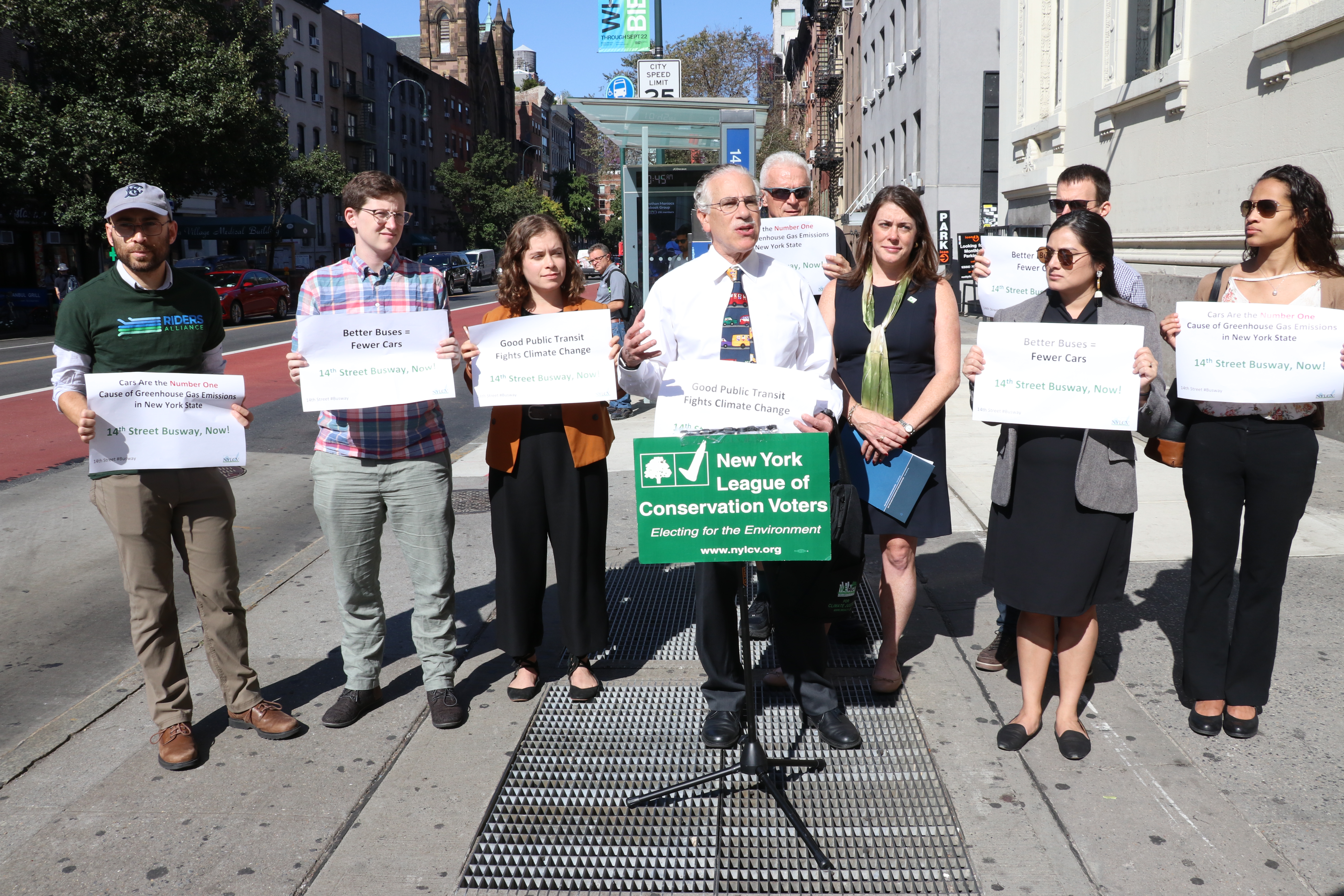 Conservation voters call on city to implement 14th Street Busway to help battle climate change 1