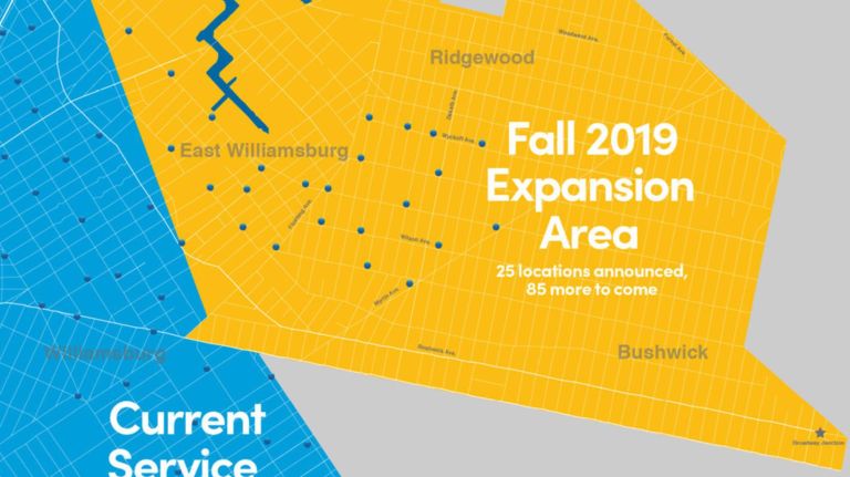 Citi Bike will expand service to Bushwick, Ridgewood next week with 85 new stations 3 A Citi Bike flyer reveals the bike share's plans to expand service into Bushwick and Ridgewood.