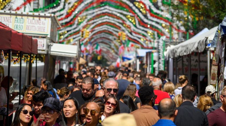 Little Italy, packed to near-capacity on Sept. 13, 2019.&nbsp;