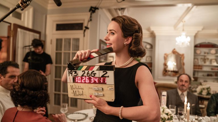 The hair and makeup team behind Amazon's "The Marvelous Mrs. Maisel" dishes on how they bring Midge, played by Rachel Brosnahan, to life. 