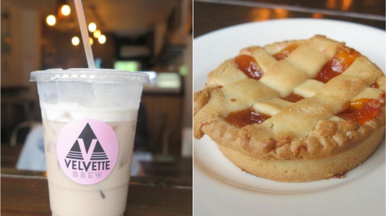 Order an iced chai latte at Velvette if you're not an espresso person, and if you're peckish, the pastries are a good bet.