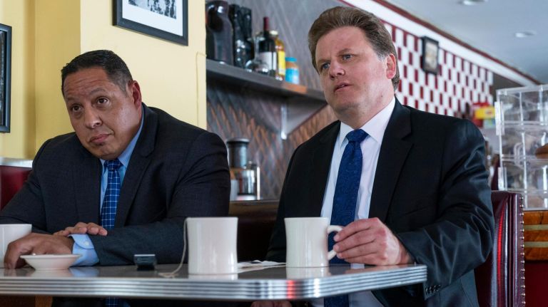 FDNY firefighter plays 'Hustlers' detective who 'brings down' stripper scheme 4 Mario Polit and Paul Nielsen appear in a scene in "Hustlers."