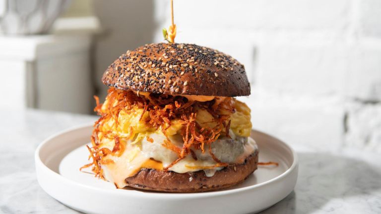 Sunday in Brooklyn's take&nbsp;includes house-made sausage, spicy aioli, crispy potatoes and cheddar.