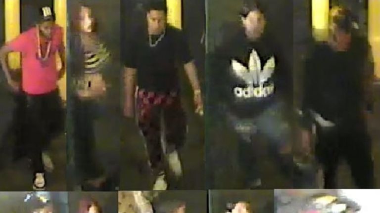 Police are looking for men who stabbed a man aboard a D train on Friday.