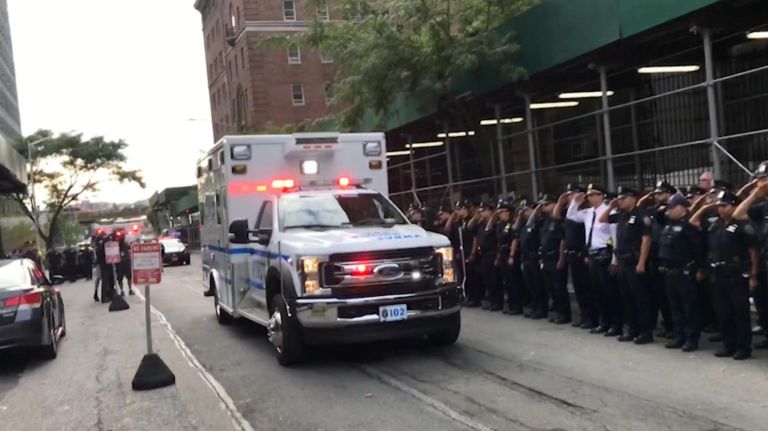 NYPD Officer Brian Mulkeen’s body moved to funeral home